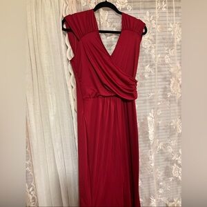 Elegant Red Evening Gown